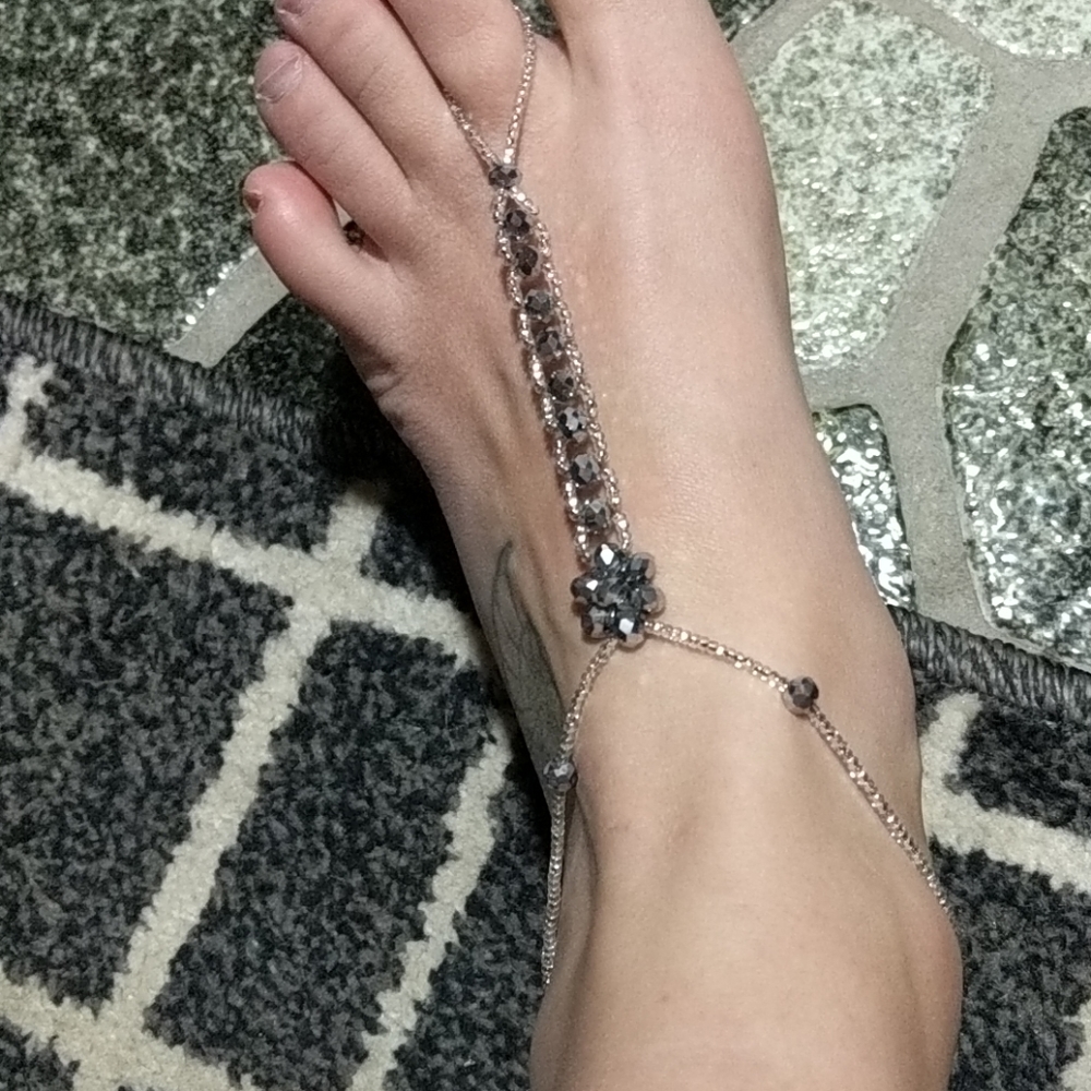 Barefoot sandal food jewerly